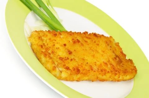Breaded Сod Fillet Stock Photos