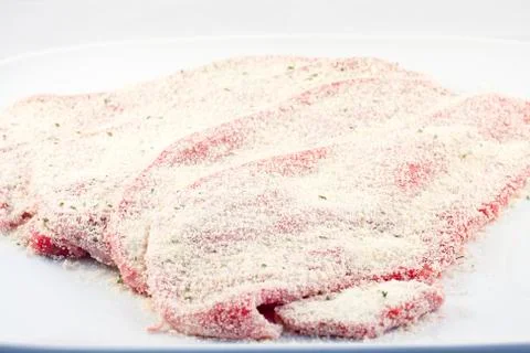 Breaded steak Stock Photos