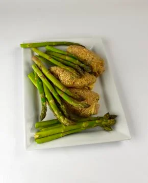 Breaded Stuffed Chicken Breast Foto stock