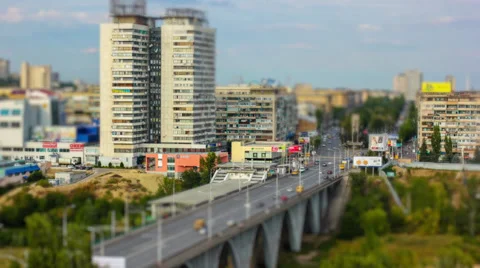Breadge time lapse. Volgograd Stock Footage 36783580