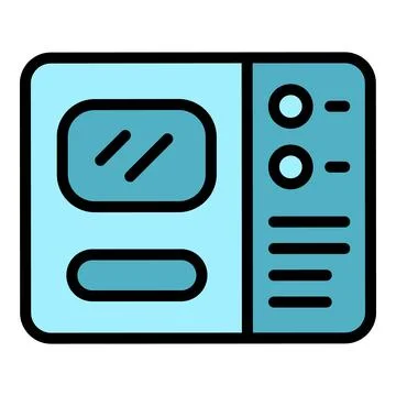 Breadmaker icon vector flat 스톡 일러스트