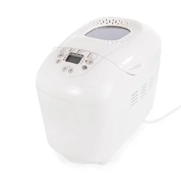 Breadmaker machine isolated on a white background Stock Photos