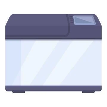 Breadmaking icon cartoon vector. Bread machine Stock Illustration