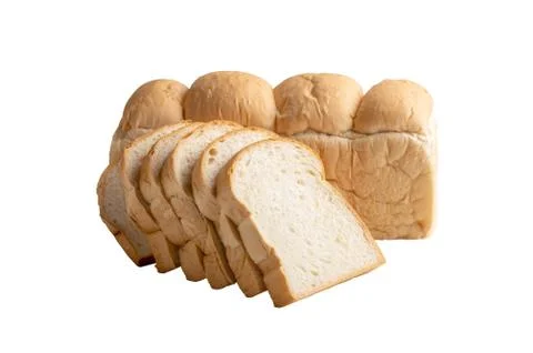 Breads isolated on the white background Foto stock