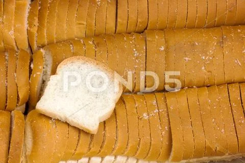 Breads petite white or SANDWICH Stock Photos