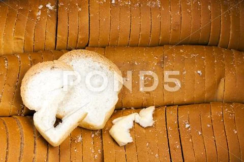 Breads petite white or SANDWICH Stock Photos