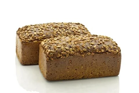 Breads with sunflower seeds Stock Photos