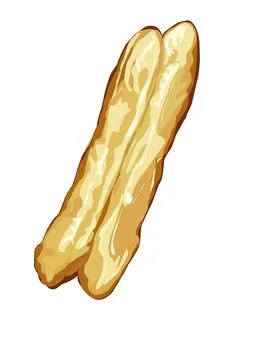 Breadstick illustration Stock Illustration
