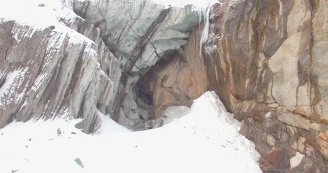 Breadth-taking view of peaks of Himalayan range Stock Footage 122353762