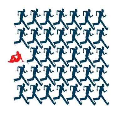 Break All the Rules Stock Illustration
