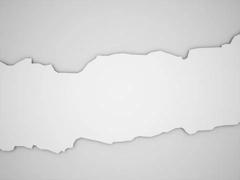 Break blank paper concept on dark Stock Illustration