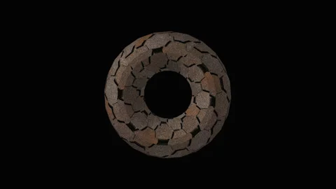 Break circle isolated background Stock Footage 239516988