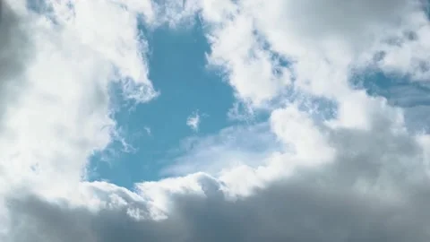 Break in the clouds Video stock 153545692