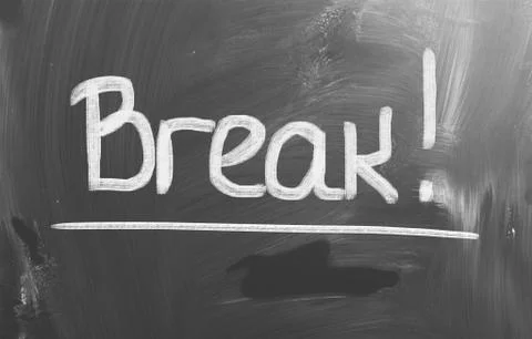 Break concept Stock Illustration