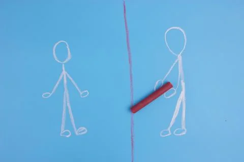 Break up concept Stock Photos