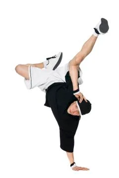 Break dancer Foto stock