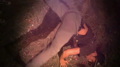 Break Dancer in Slow Motion Stock Footage 39041880