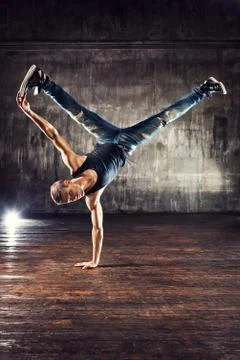 Break dancing Stock Photos