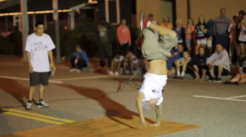 Break Dancing In Virginia Beach, Virginia - Clip 5 動画素材 37728093