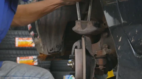 Break disc replacement Stock Footage 62844783