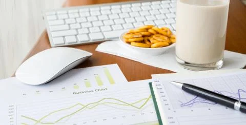 Break during work and rest of working time Stock Photos