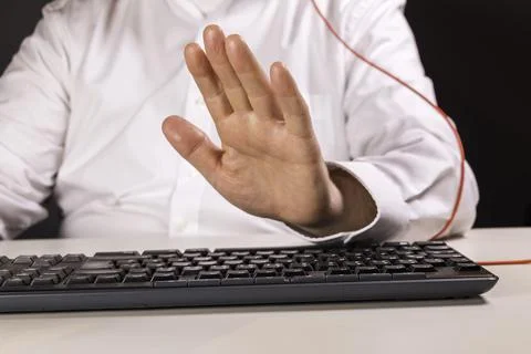 Break The Flow Of Words Stock Photos