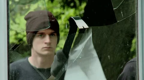 Break In Stock Footage 22774430