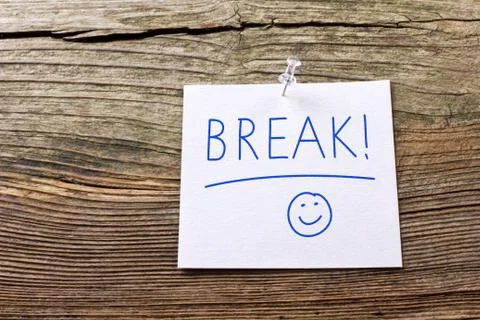 Break Stock Illustration