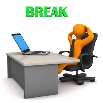 Break Stock Illustration