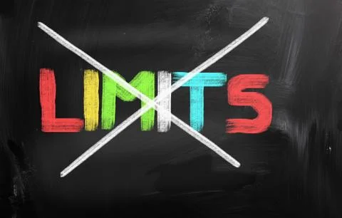 Break the limit concept Illustrazione stock