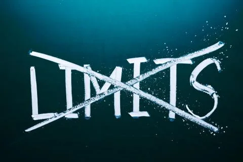 Break the limits concept 스톡 사진