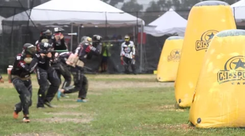 Break Out Paintball Stock Footage 56456231