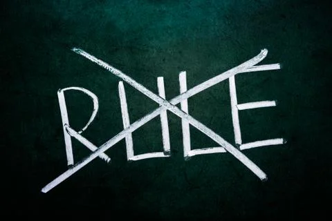 Break the rule concept 스톡 사진