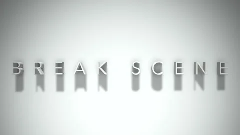 break scene 3D title animation with shad... | Stock Video | Pond5