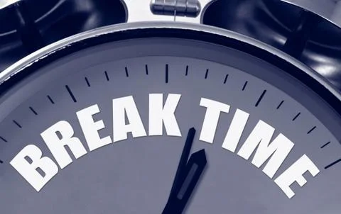 Break time concept Stock Illustration
