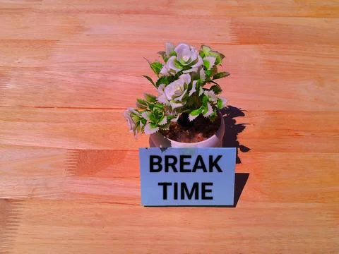 Break time concept  Stock-Fotos