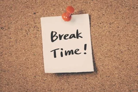 Break Time Stock Illustration