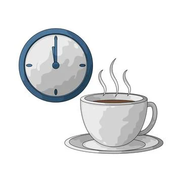Break time illustration Stock Illustration