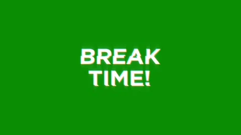 Break time retro glitch pixel text effects animation digital background Stock Footage 313284792