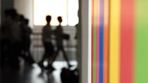 Break time at school. Stock Footage 89496848