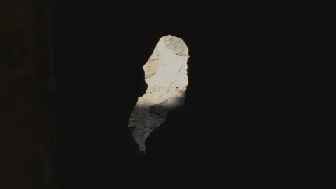 Break in a Wall in Pompeii Stock Footage 81068728