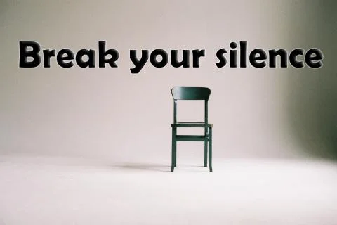 Break your silence Stock Photos