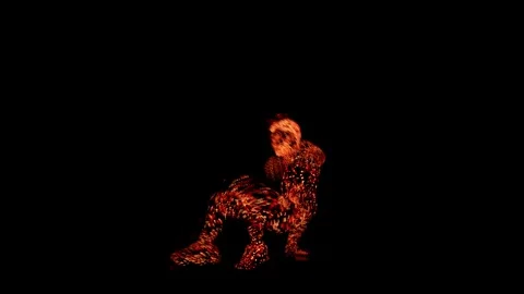 Breakdance - Fire Stock Footage 249172029