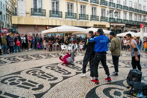 Breakdance Group Stock Photos