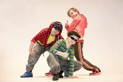 Breakdance kids Stock Photos