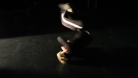 Breakdancer seamless loop 3 times 動画素材 297188192