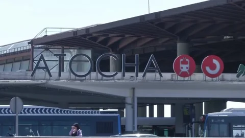 Breakdown in Adif's computer servers affects high-speed trains to Madrid, Madrid Stock Footage 316315580