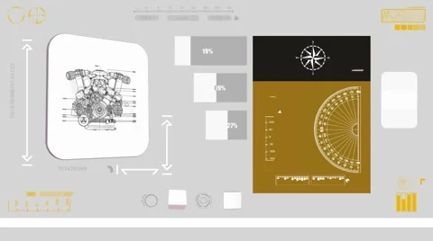 Breakdown Engine - Detail Construction - yellow 01 Video stock 61826459