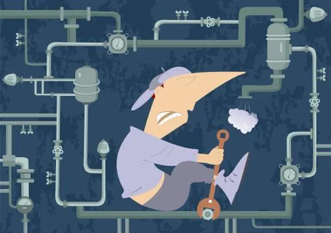 Breakdown Stock Illustration