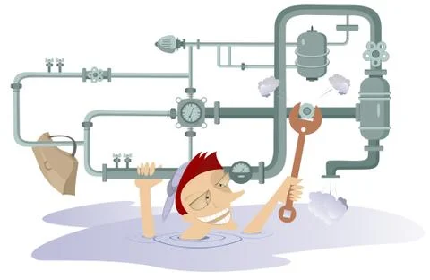 Breakdown Stock Illustration